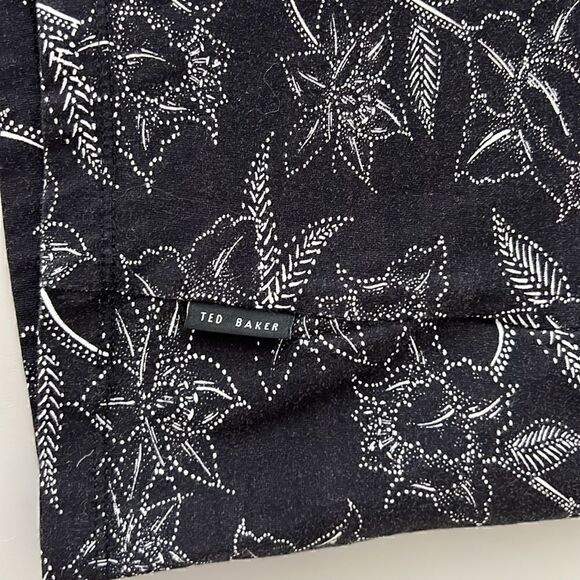 NWT Ted Baker Linear Floral Printed Polo Size 3XL - Picture 5 of 11